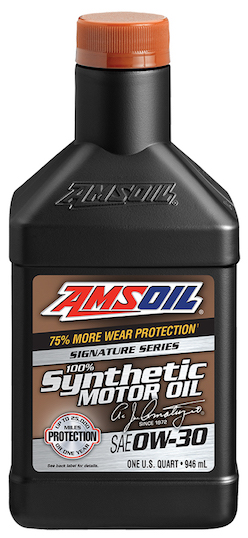 AMSOIL 0W-30 Signature Series (AZO), 100% Synthetic 0W30 Motor Oil