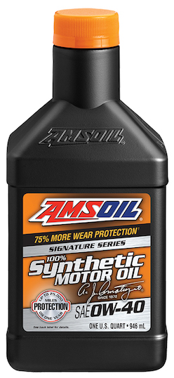 AMSOIL SAE 0W-40 Signature Series 100% Synthetic Motor Oil (AZF)